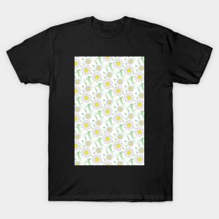 White pearl flowers T-Shirt